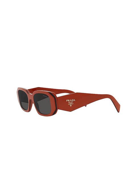 prada brille orange|Prada sonnenbrille.